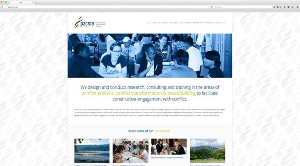 Web Design - Peace and Conflict Studies Institute of Australia